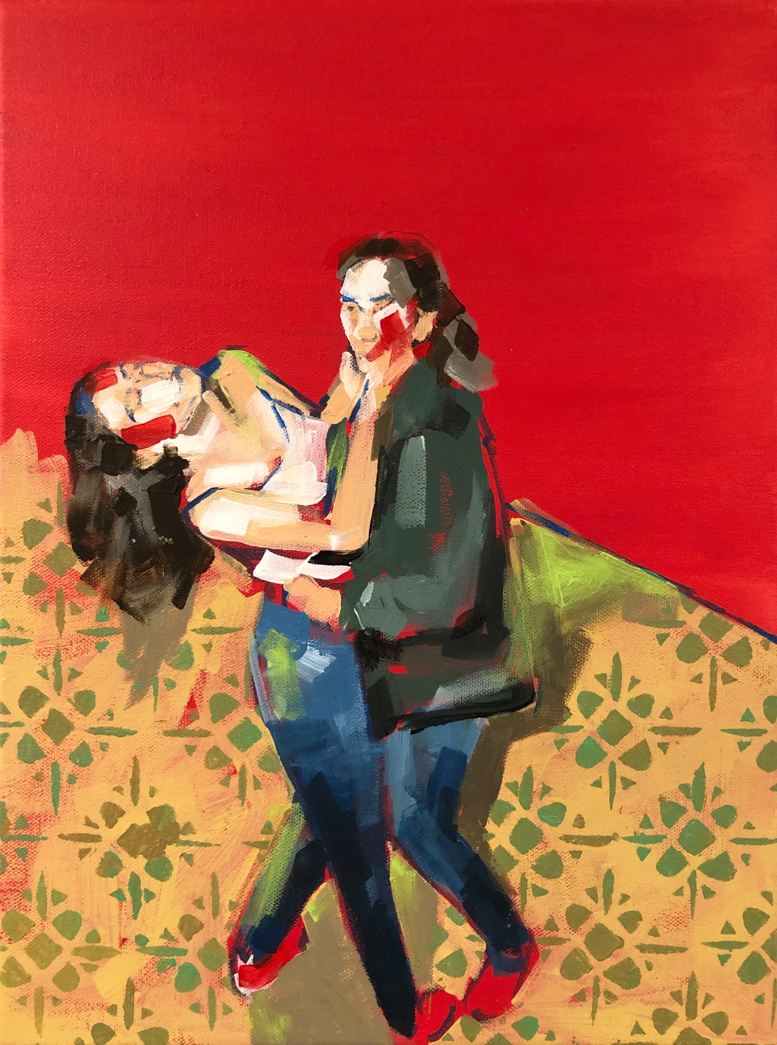 Bliss, Acrylic on canvas, 12” x 16”, by Chelsie Wilson